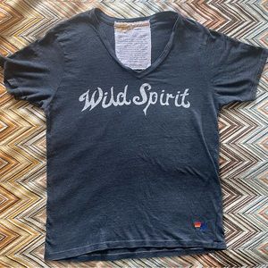 aviator nation.size L. heather gray tshirt